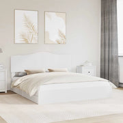 Letto con Contenitore Bianco 180 x 200 cm Legno multistrato