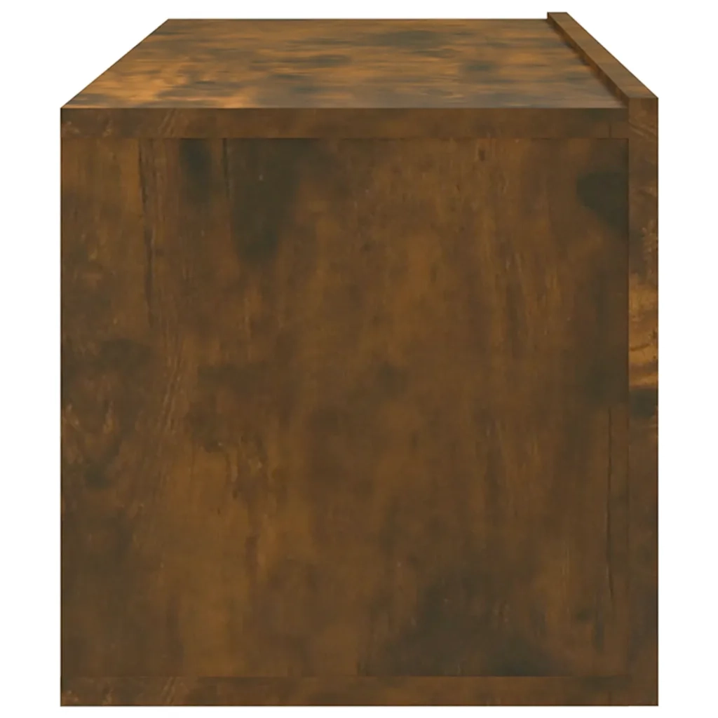 Mobili TV Parete 2pz | Armadietto TV | Mobile Porta TV Rovere Fumo 100x30x30 cm Legno Multistrato