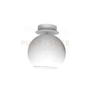 NEMO-PL B Plafoniera 1 luce colore bianco opaco attacco GU10 lampadina inclusa