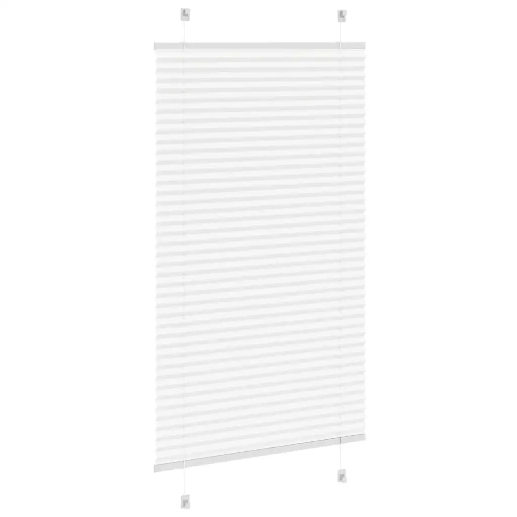 Tenda Plissettata Bianca 75x150 cm Larghezza Tessuto 74,4 cm 4015495