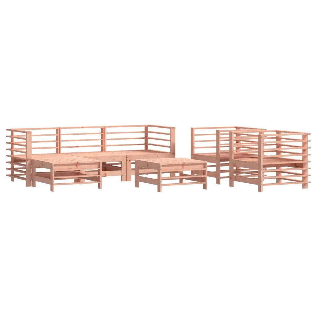 Set Salotto da Giardino 7 pz in Legno Massello di Douglas 3186240