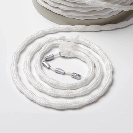 Tape per Tende 500g per 5m Catena di Piombo per Tende Peso Elevato per Tende all'Aperto Morbido per l'Appoggio Perfetto per le Pieghette per Tende Tessuti Muggensched 100g/m