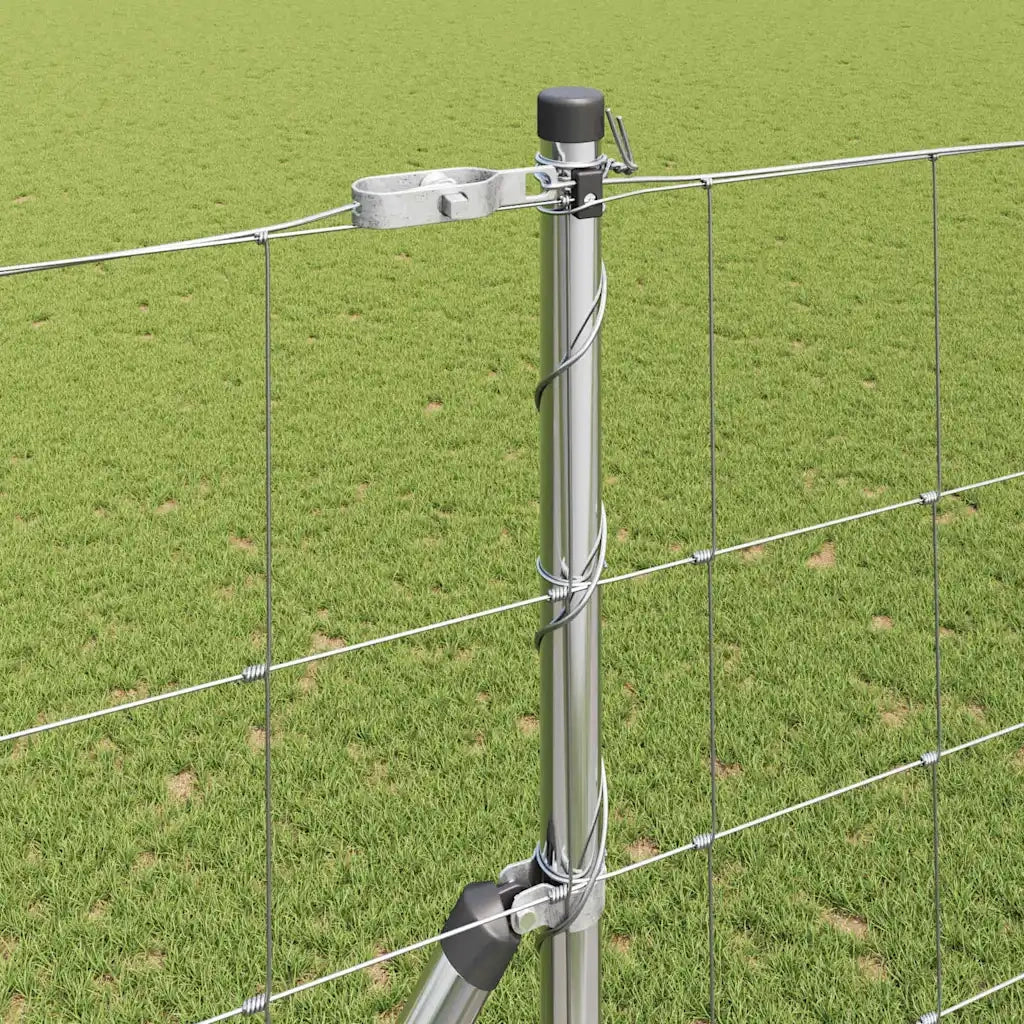 Palo della recinzione Zincato 25 x 1,6 m Acciaio