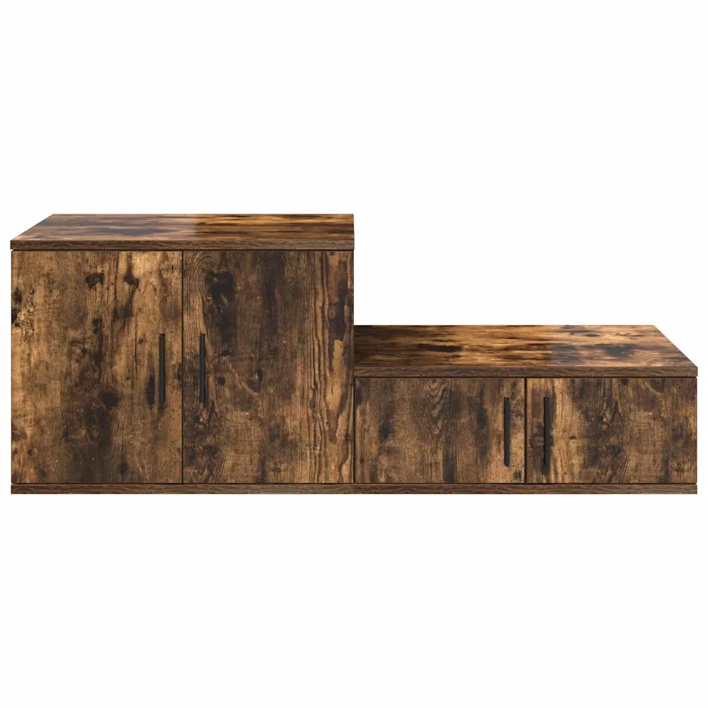 Armadio 2 pz Rovere fum¨¦ 127 x 41 x 40 cm Legno multistrato CFW6402608