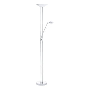 Piantana Moderna Baya Led Acciaio Cromo Luce Led Integrato 20W