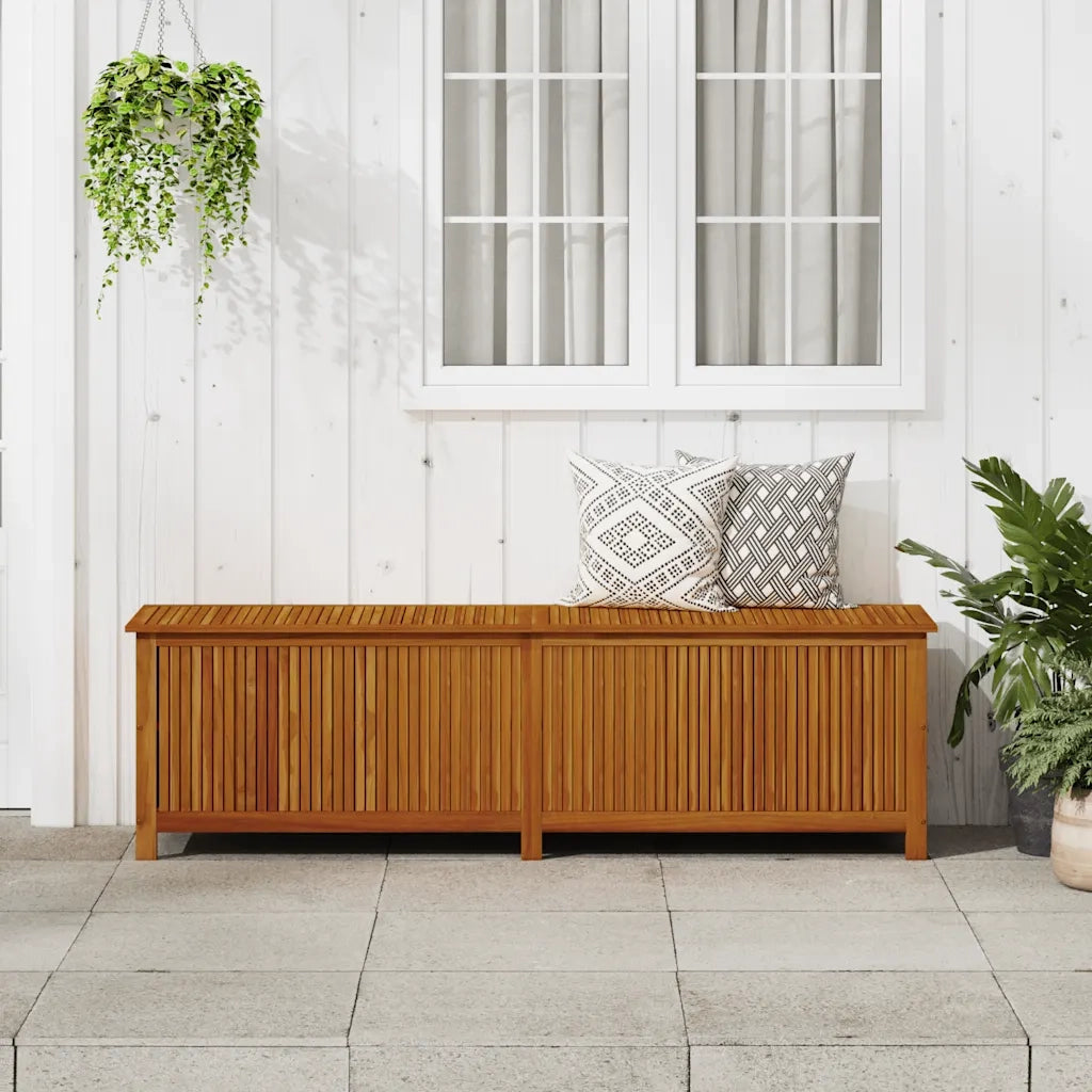 Contenitore da Giardino 200x50x58cm in Legno Massello di Acacia 316500