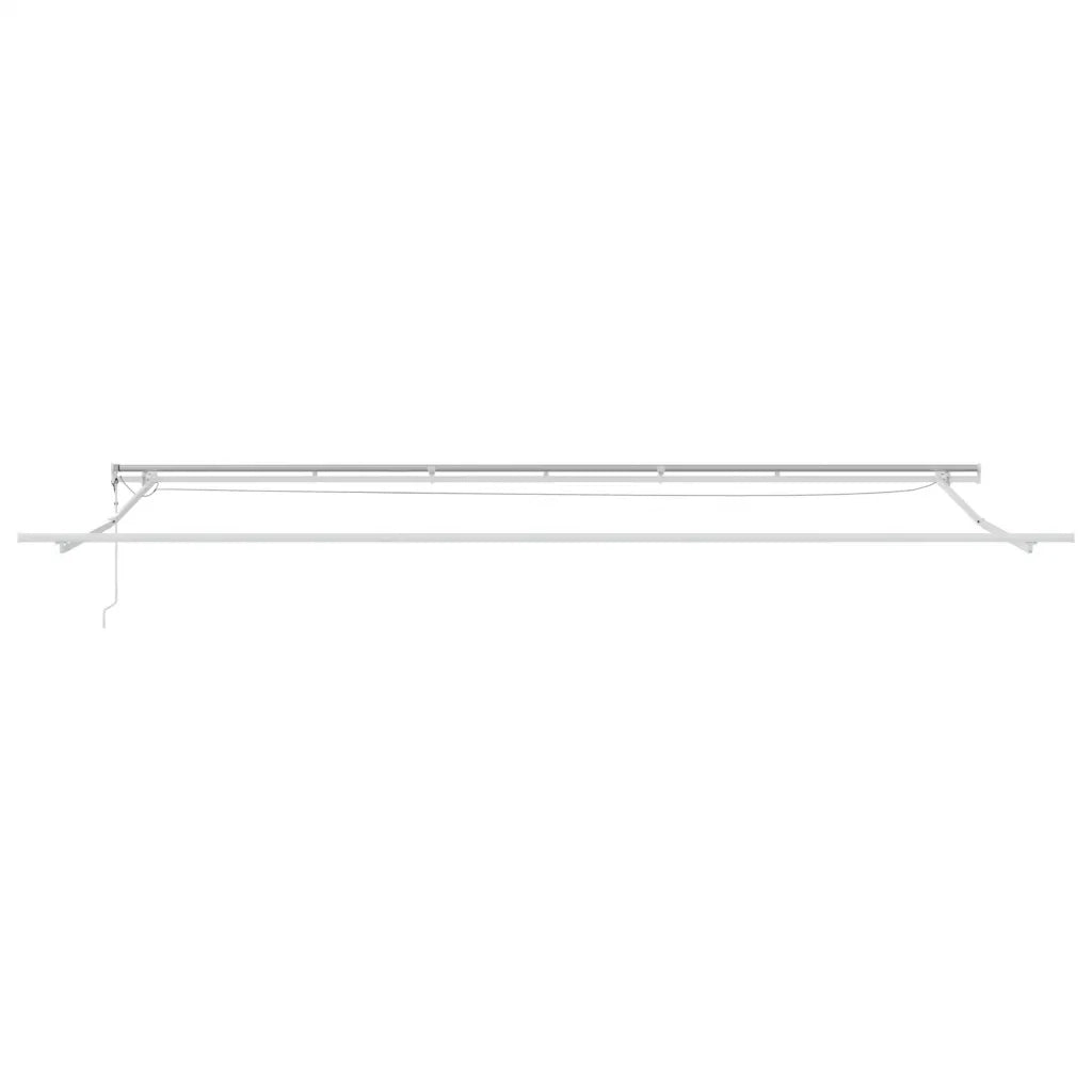 vidaXL Tenda da Sole Retrattile Automatica con LED Marrone 600x300 cm