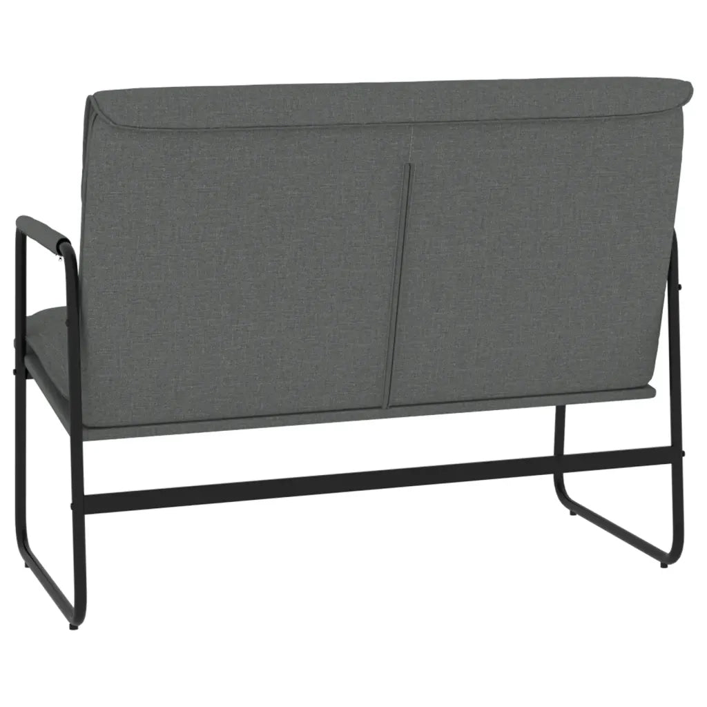 Panca Grigio Scuro 100x64x80 cm in Tessuto CFW4522576