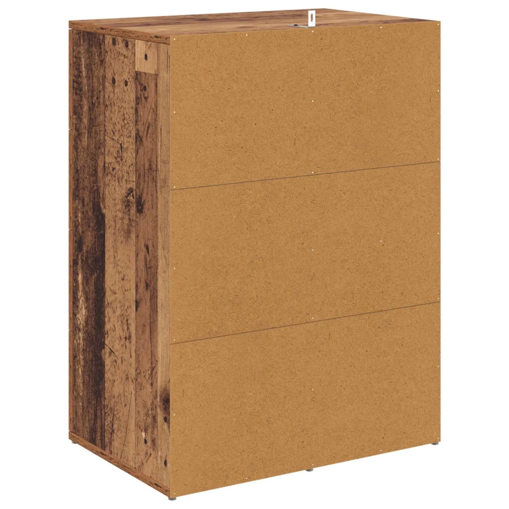Credenza | Madia | Buffet da pranzo | Armadio da pranzo Legno vecchio 59 x 39 x 80 cm Legno multistrato