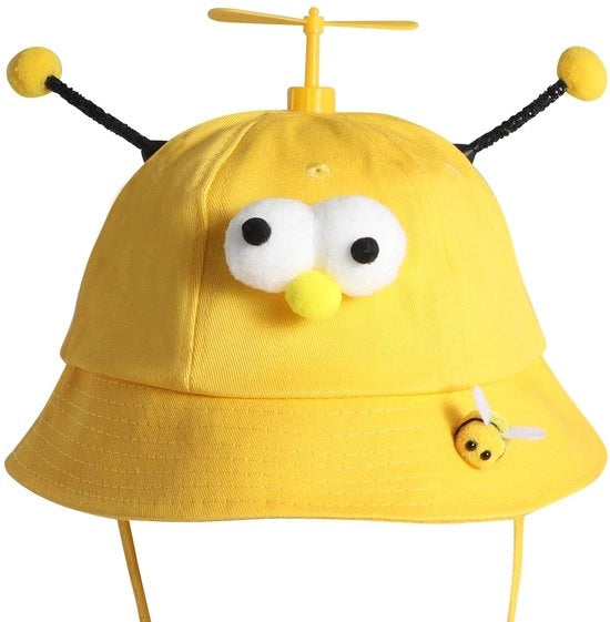 Cappello da Carnavallo con Motore a Rotor - Cappello da Festa con Motore - Costumi da Festa - Cappelli da Festa - Accessori da Festa - Cappello Adattabile con Cintura 56-58 cm - Cappello da Festa