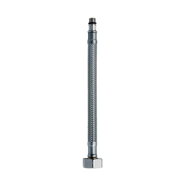 TUBO flessibile gomma DN8  M10X1-1/2"F L 35 CM bagno lavandino