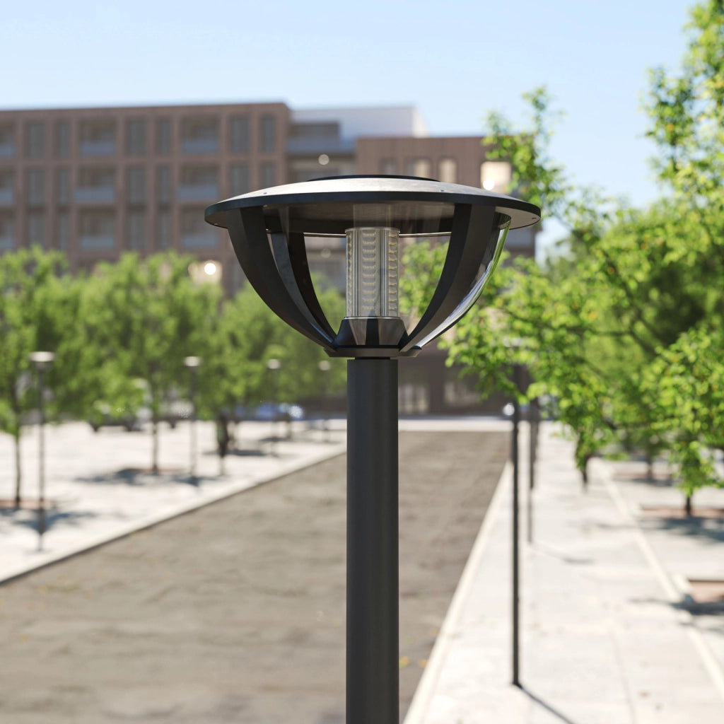 OBO Lampada LED Retrofit 45W con Attacco Universale E27/E40, Fascio 170 Gradi, Protezione IP64 per Esterni, Luce 2200K e 5000K, Alta Efficienza