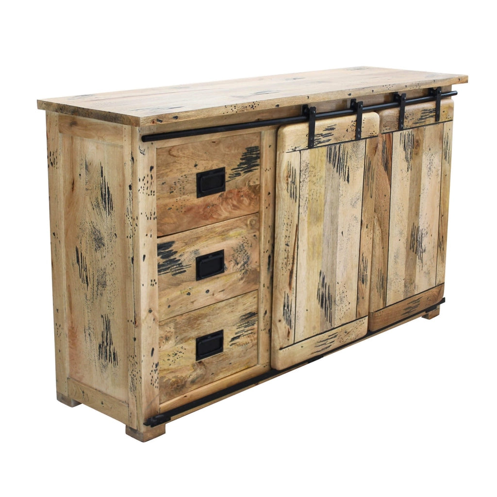 Madia Industrial in Legno cm 150x45x90 - BEIL