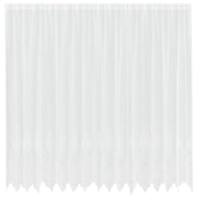 Tenda in Pizzo con tende Bianco 245 x 400 cm Poliestere