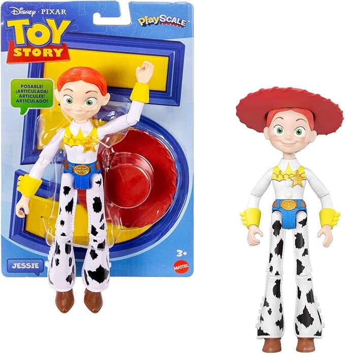 Disney Pixar Toy Story 5 - Jessie Cowgirl, action figure da 22,5cm con 12 punti di articolazione, cappello removibile e