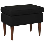 Poggiapiedi Nero 55 x 35 x 41 cm Velluto 42029999