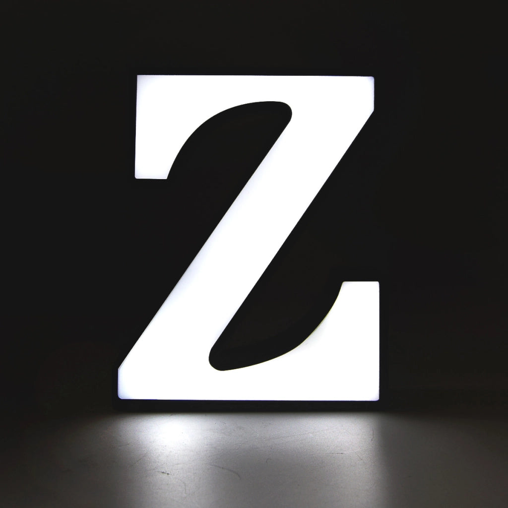 DECORAZIONE LUMINOSA LED A BATTERIA LETTERA Z - IDEALE PER EVENTI COMPLEANNI E DECORAZIONI PER LA CASA