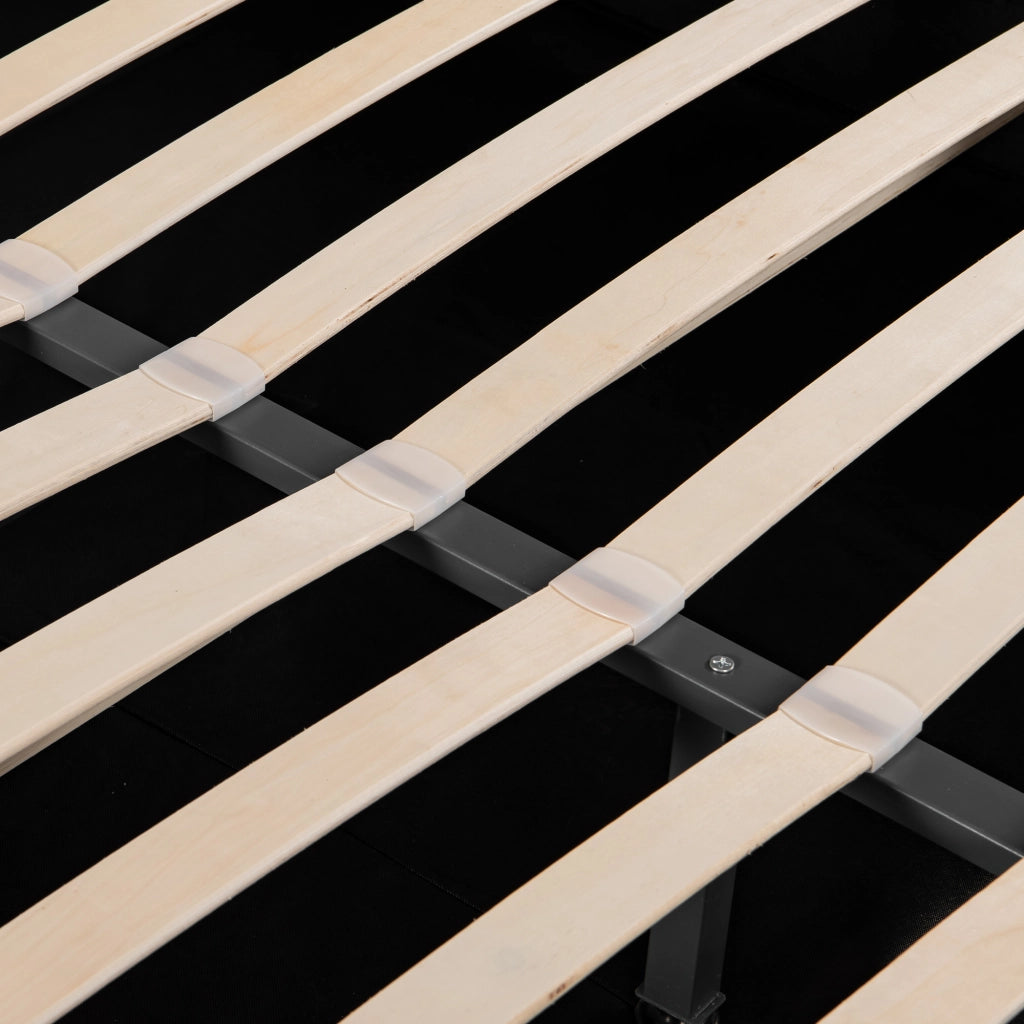 Letti contenitori 180x200 cm; testiera regolabile; velluto beige (Senza materasso)