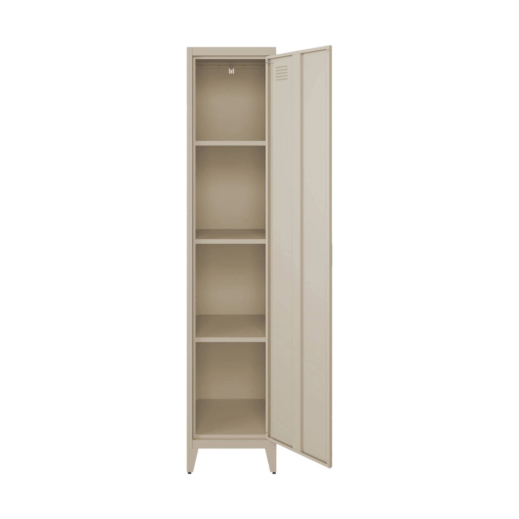 Armadio camera industriale con 4 vani, beige