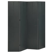 Paravento a 4 Pannelli Antracite 160x180 cm in Acciaio cod mxl 77997