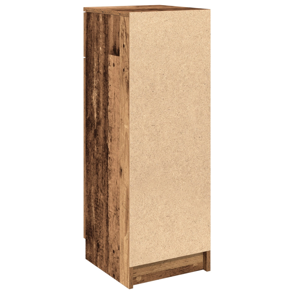 Mobile da bagni in legno antico 32x34x90 cm in legno ingegnerizzato