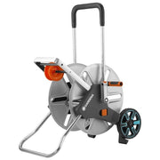 Gardena 18550-20 avvolgitubo da giardino Avvolgitubo multiposizione Manuale Nero, Acciaio inossidabile
