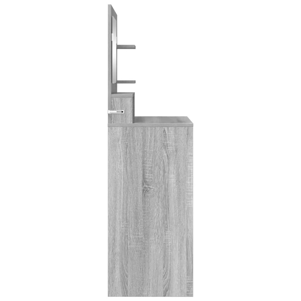 Tavoli da Trucco per Camera da Letto con cassetto Grigio Sonoma 889003