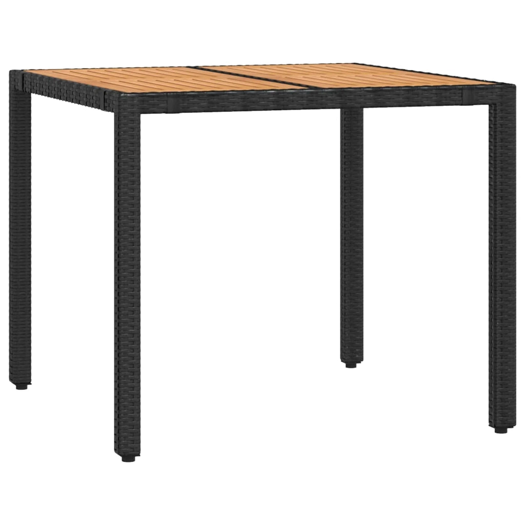 Set da pranzo per esterni 3 pz Nero 3422262