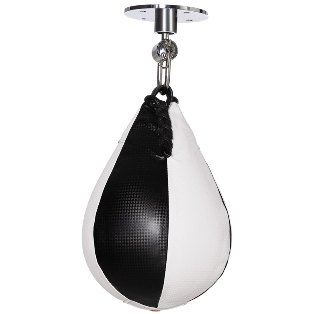Sacco da boxe per adulti con base rotante 360¡ã ¨C zephmum ¨C nero e bianco