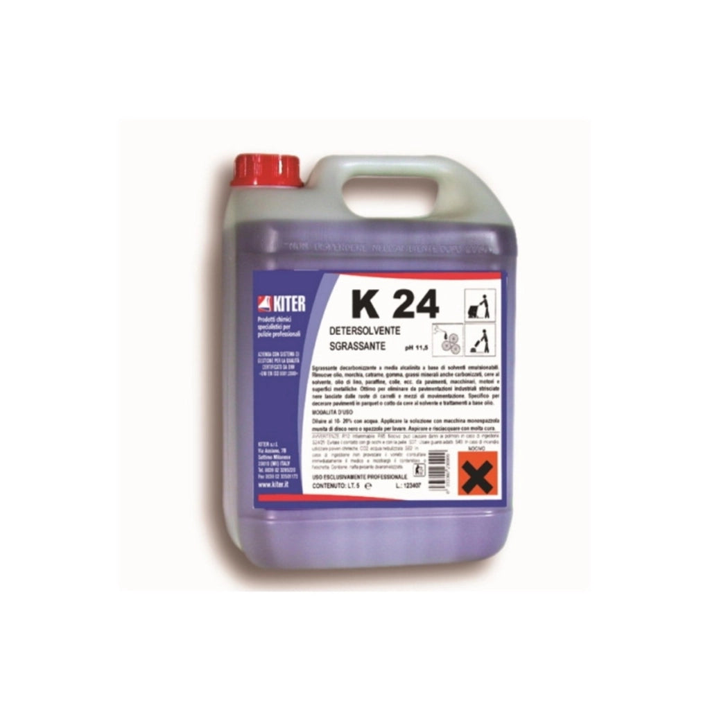 K24 5 Kg, Detergente Sgrassante Decerante Elimina Colla e Incrostazioni | Kiter