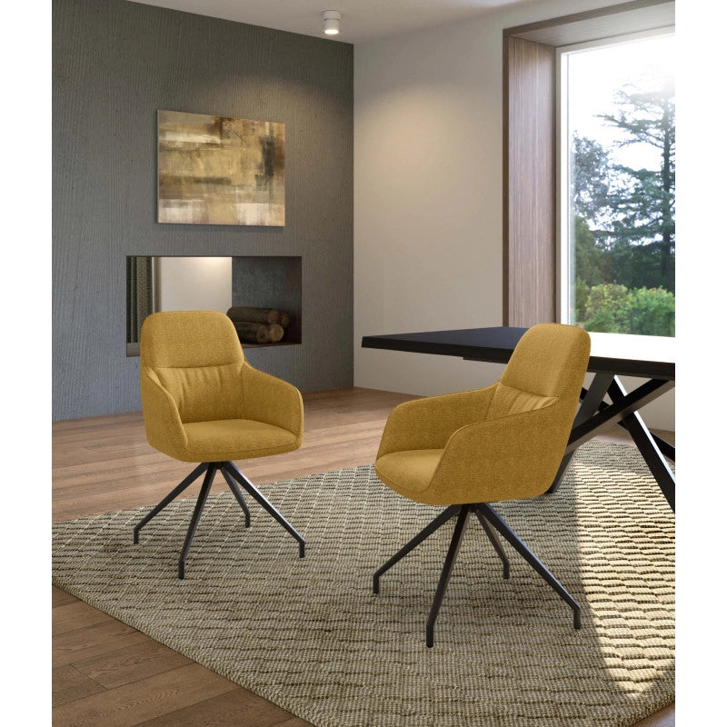 Sedia in tessuto Gaia 56cm X 56cm H 87cm Stones