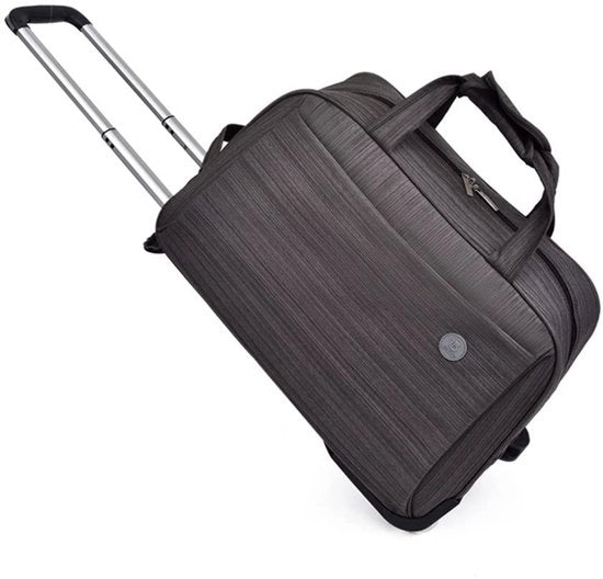 Borsa a Trolley - Opvouabile e Spaziosa - Mocha - Bagaglio - Ideale per Weekend - 50x26x32 cm