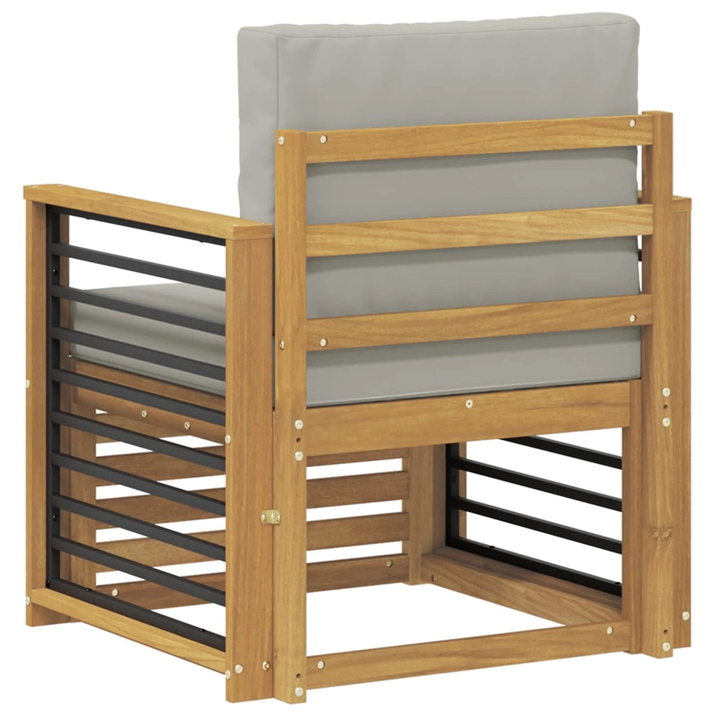 Set di divani da esterno-Sofa da giardino Poliestere Bianco 241722