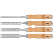 Topex 37-800 scalpelli 6 12 18 2 24 mm set di 4 pezzi. manico ds