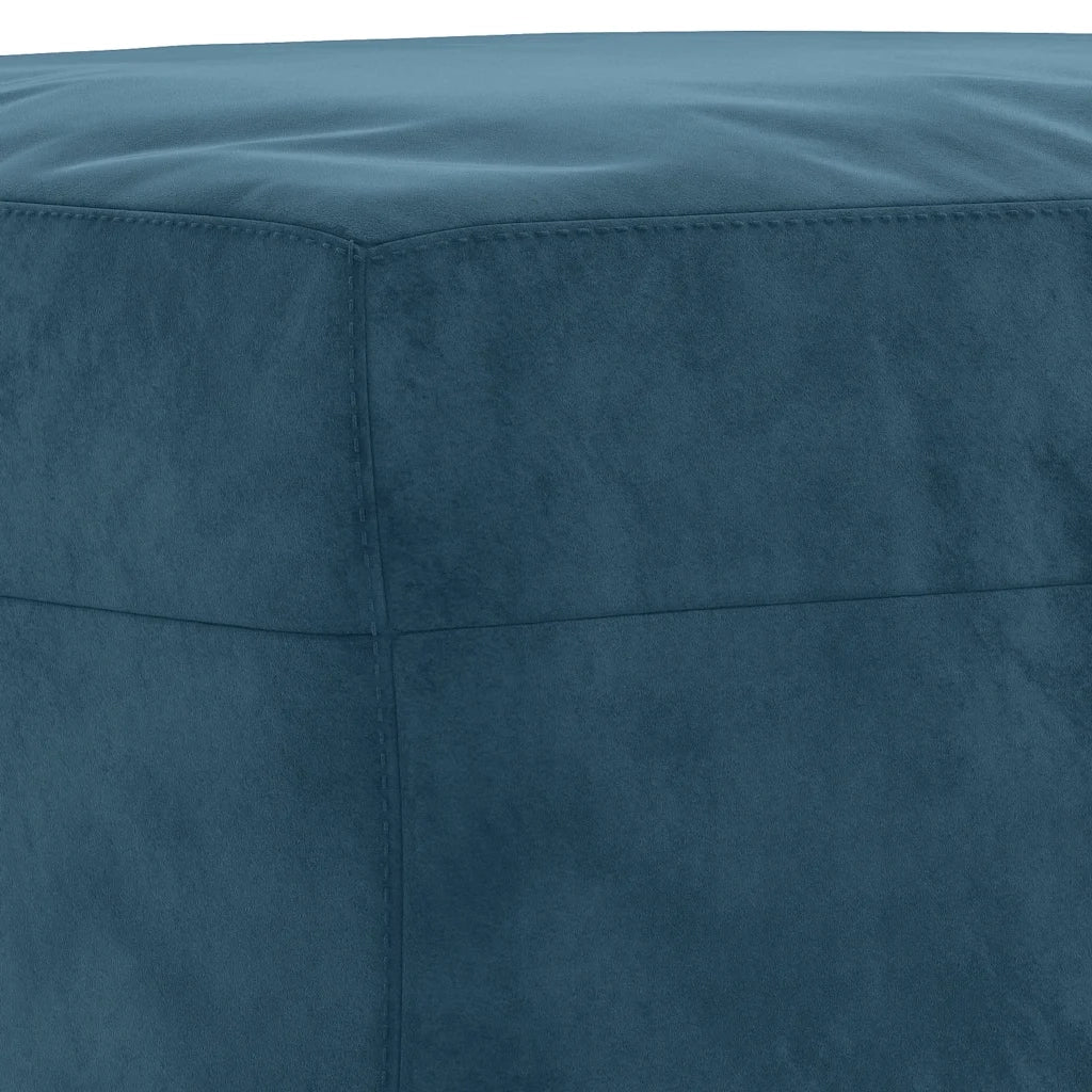 Set di Divani 3 pz Blu in Velluto 3202033