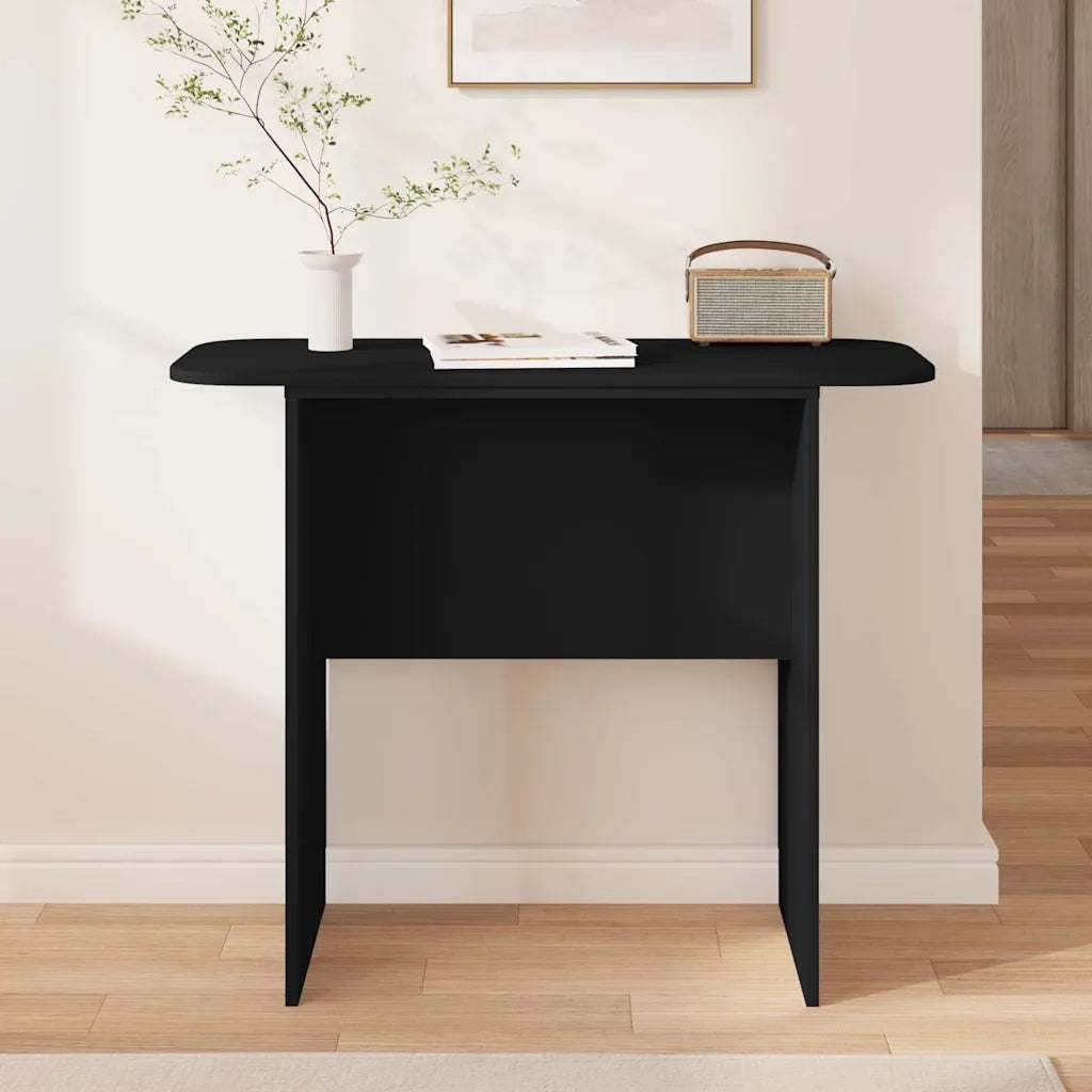 Tavolo consolle Nero 93 x 40 x 75 cm Legno multistrato 891151