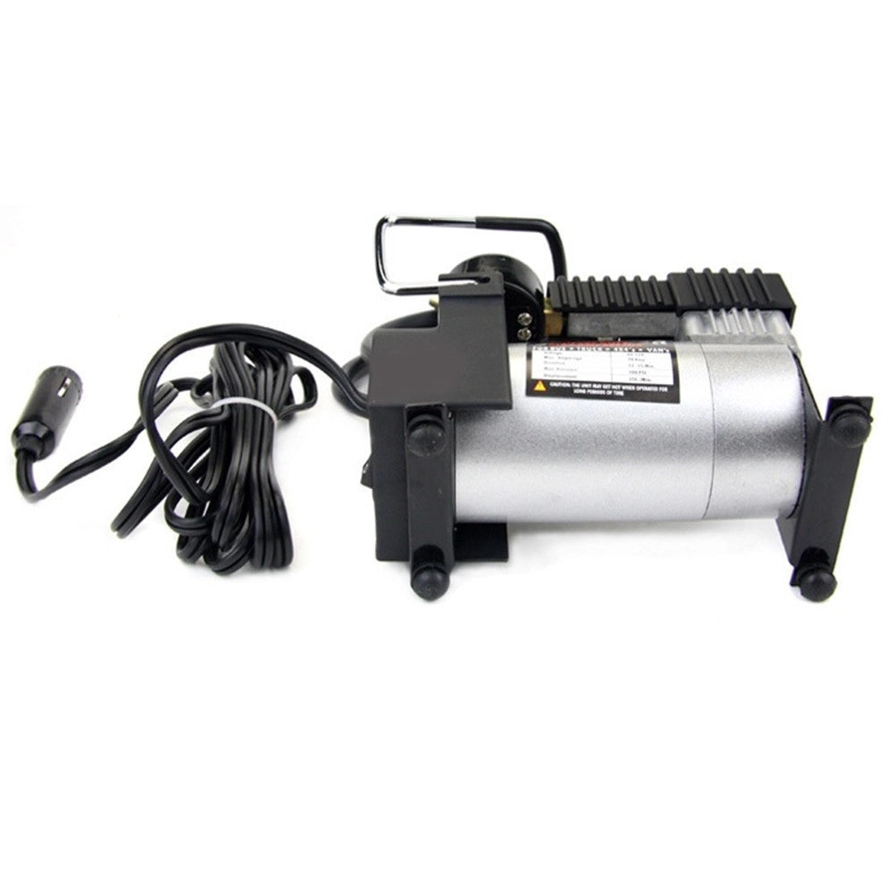 Trade Shop - Mini Compressore Portatile 12v 150psi Auto Moto Scooter Bici Manometro 10bar -