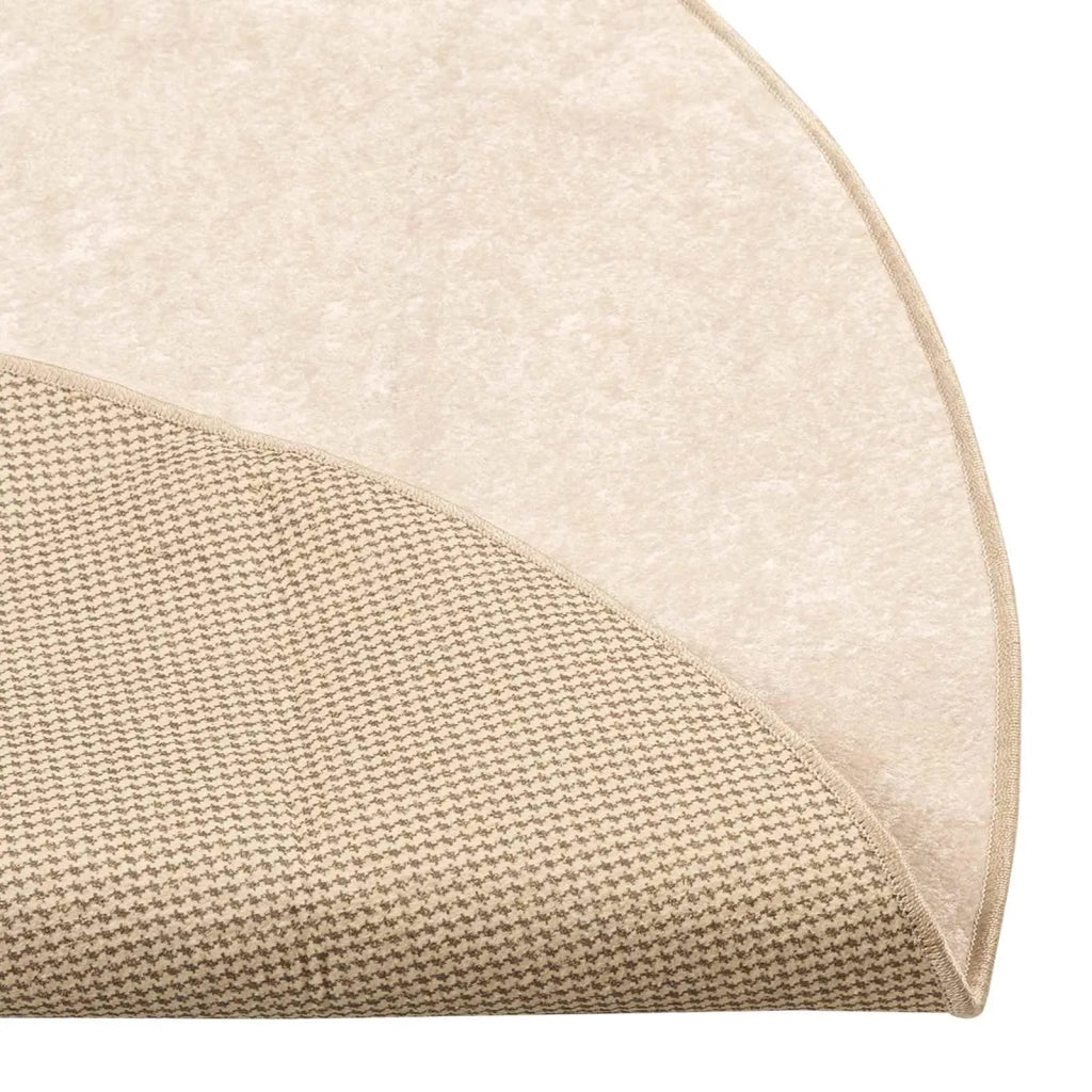 Runner Tappeto MARSA Crema 120 x 120 cm Poliestere e PVC 42023072