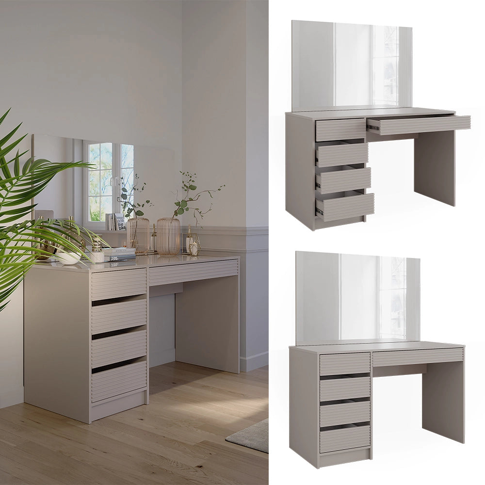 Vicco Tavolo da toilette Cachemire 120 cm con specchio
