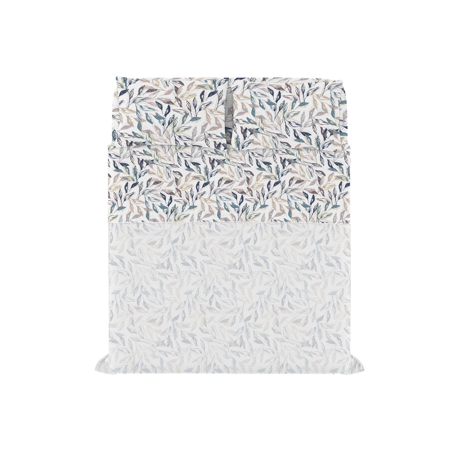 Set Lenzuola Singolo con Stampa Sopra Sotto e Federa Linea Ida Vesta