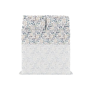 Set Lenzuola Matrimoniale con Stampa Sopra Sotto e Federe Linea Ida Vesta