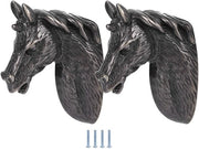Maniglia multifunzione a forma di testa di cavallo con zinklegering per maniglia di porta e luce di ingresso