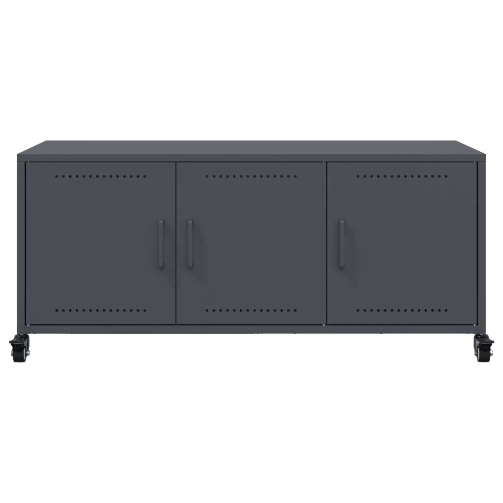 Mobile TV Antracite 100,5x39x43,5 cm Acciaio 846646