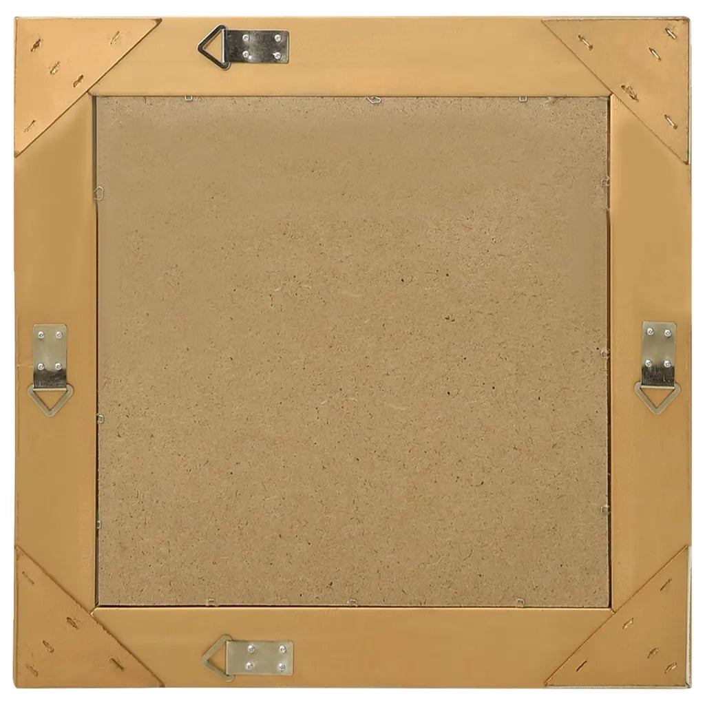 Specchio da Parete | Specchio decorativo Stile Barocco 50x50 cm Oro