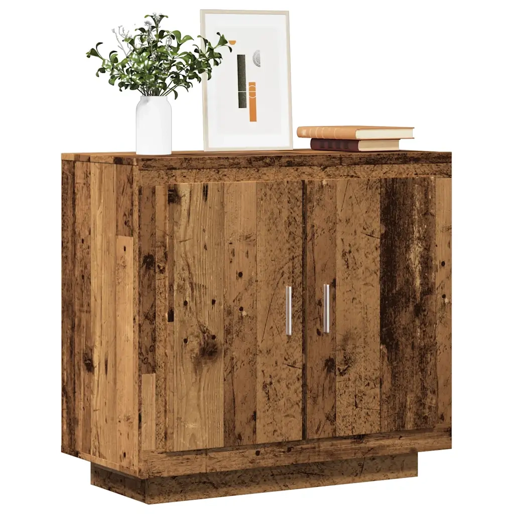 Credenza Legno Antico 80x40x75 cm in Legno Multistrato 856862