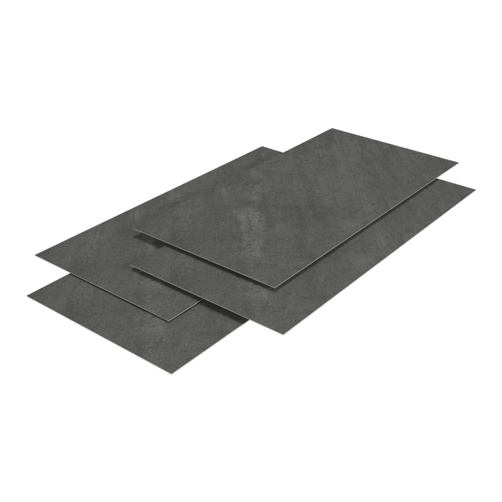 Set Bladel di 4 Pannelli Decorativi in PVC per Parete - Effetto Pietra Grey Stone [neu.haus]