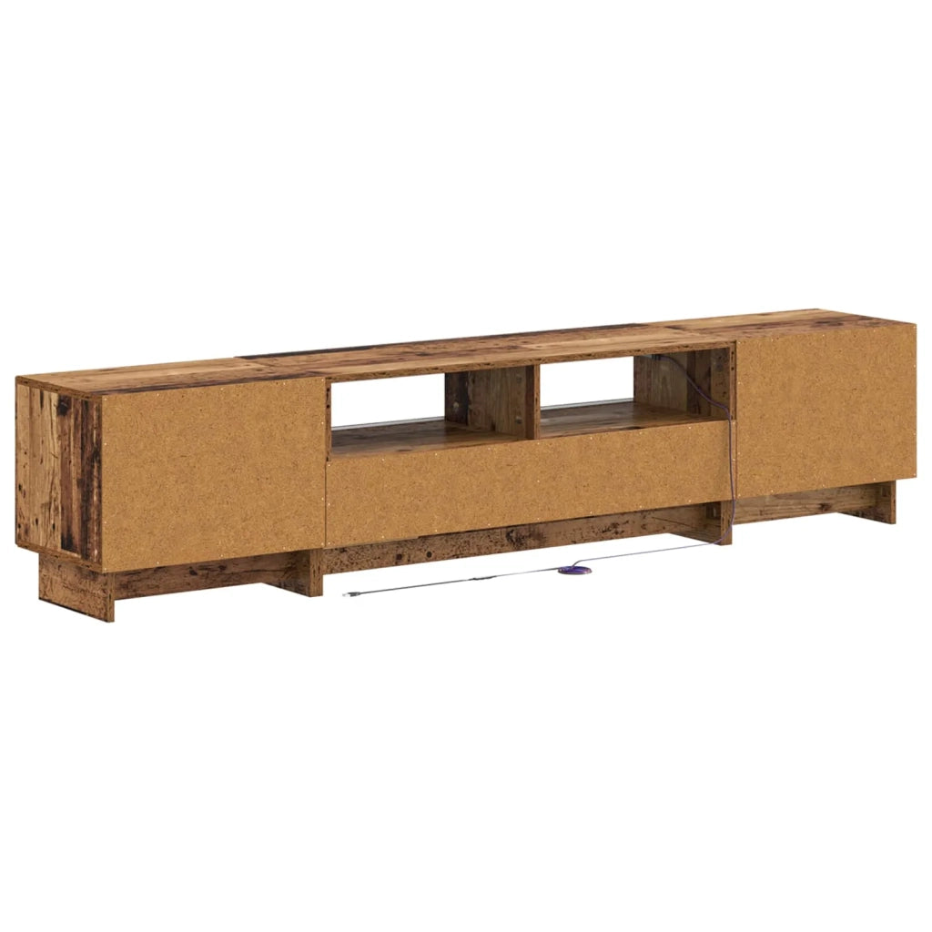 Mobile TV LED a 5 pezzi Legno antico Legno ingegnerizzato 3416426