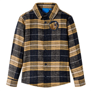 Camicia a Quadri da Bambino Gialla e Nera 128cod mxl 132545