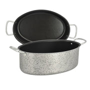 MA MAISON CASSERUOLA OVALE LINEA ALESSIA 32 CM ANTIADERENTE E ANTIGRAFFIO IN ALLUMINIO