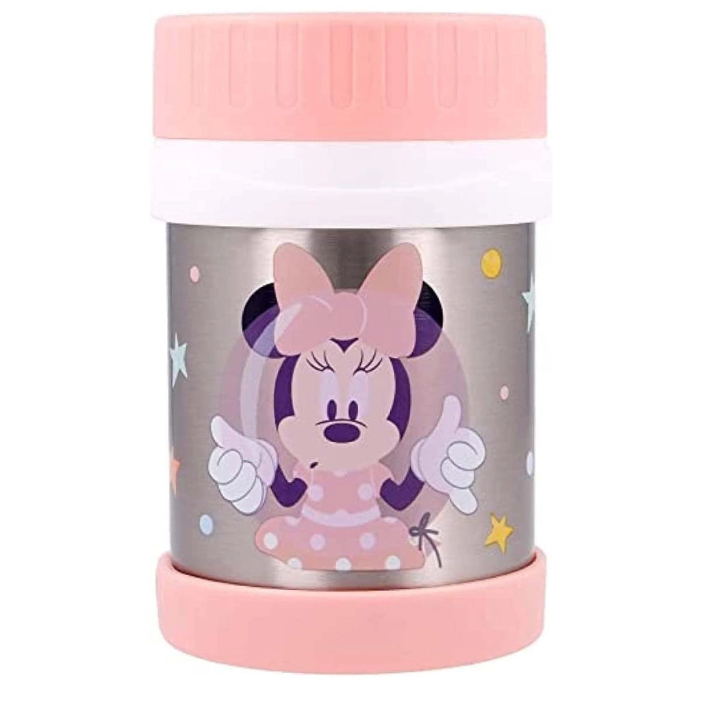 Contenitore Termico per Alimenti da 284 ml con Coperchio Ermetico Rosa Minnie Mouse